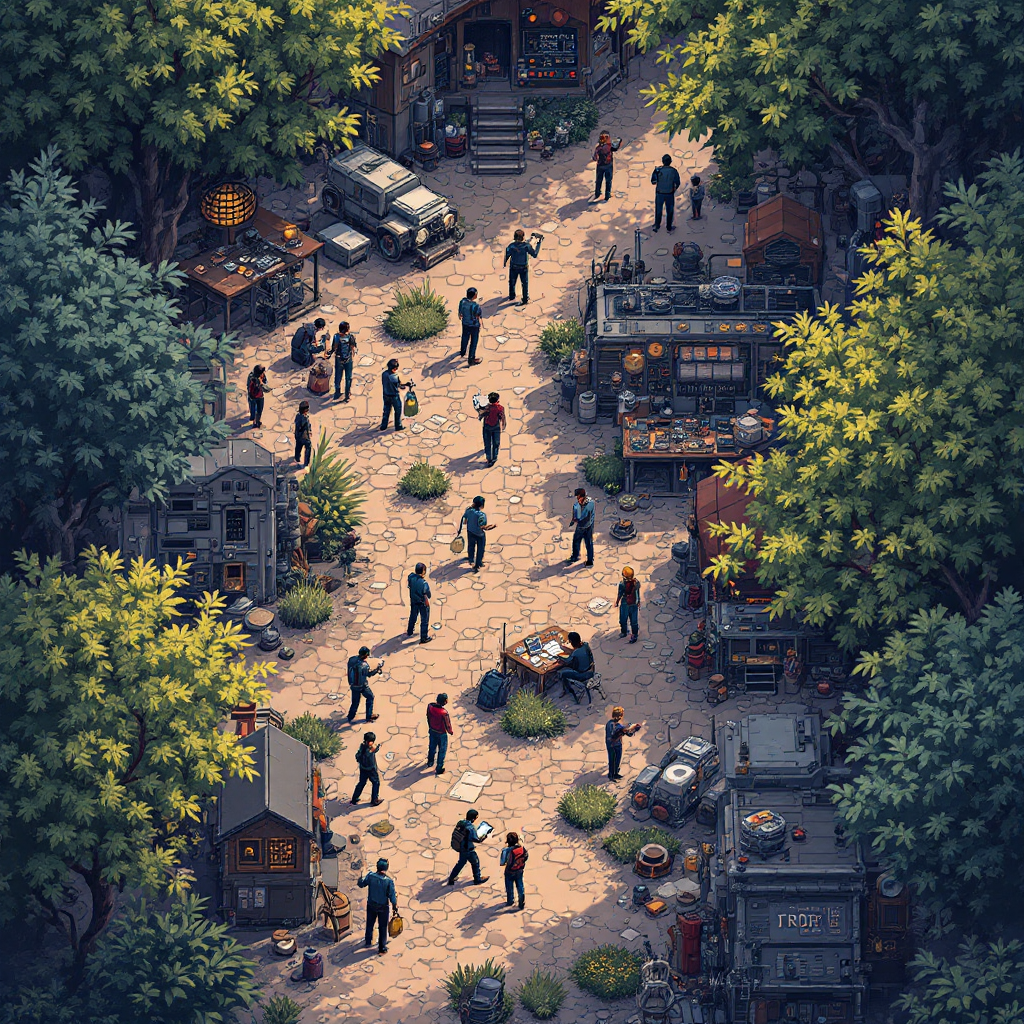 A jogger quickly scouting a hiking trail and marking interesting spots on their phone while a thoughtful writer back at the cabin studies the notes and photographs to craft a detailed travel story